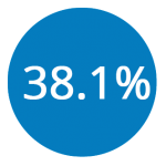 38.1percent